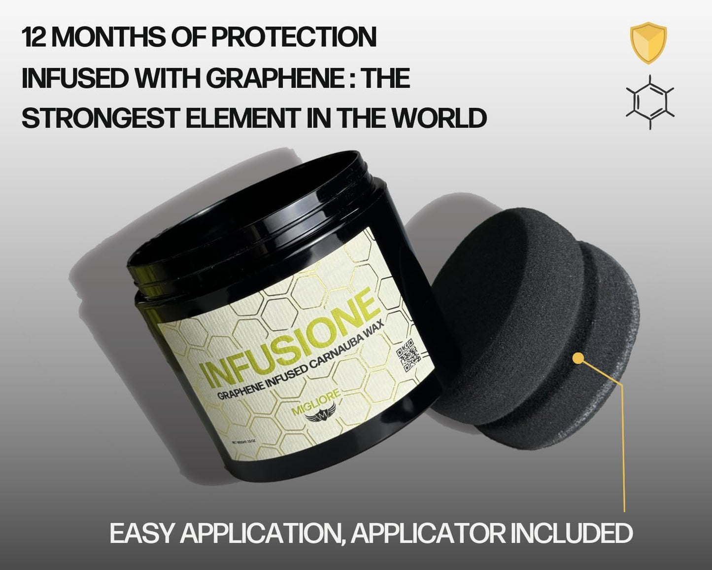 Migliore Infusione: Graphene Infused Show Car Carnauba Wax