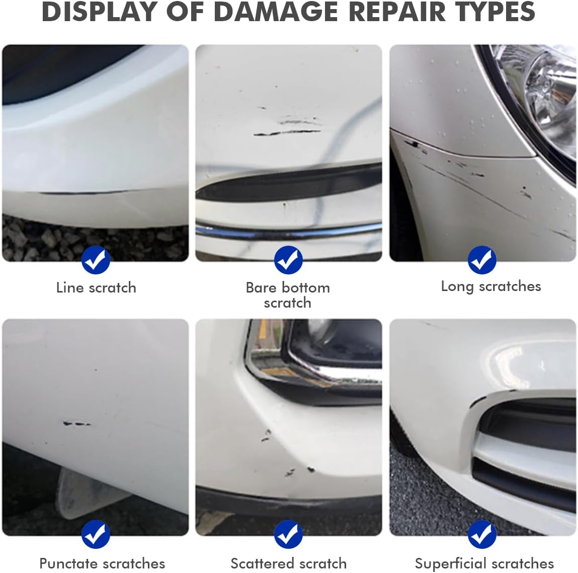 Hyper White (WC9) Touch Up Paint Compatible with Hyundai, DIY Car Paint Scratch Repair, Automotive Paints, Quick & Easy Fix Scratch Repair for Palisade/Azera/Sonata