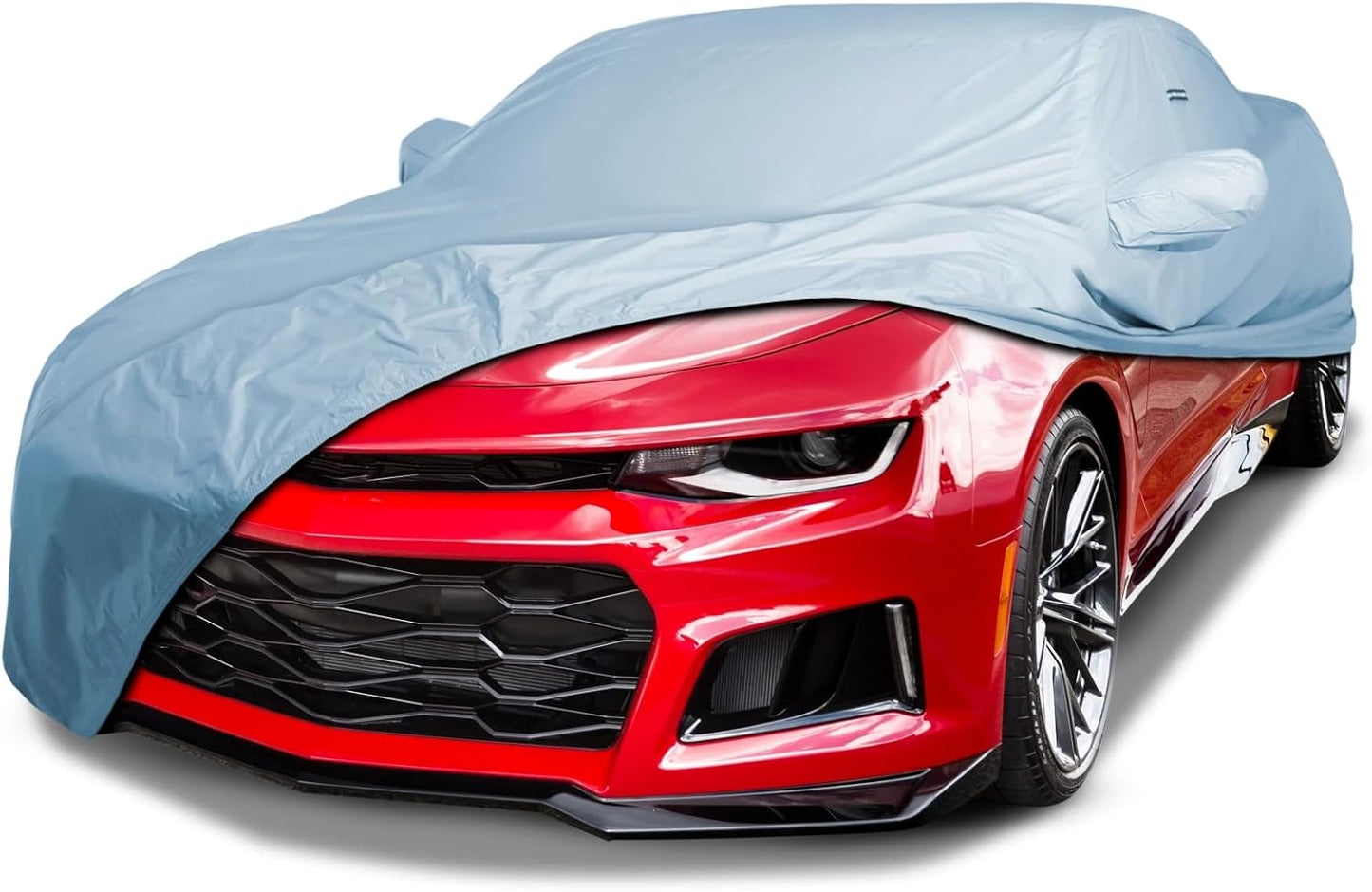 iCarCover Custom Car Cover for Chevy Camaro LT, LS, RS, SS, [Fits 2010-2024], Waterproof All-Weather Rain Snow Sun UV Protector Full Exterior Indoor Outdoor Car Covers, Buckles and Bags Included