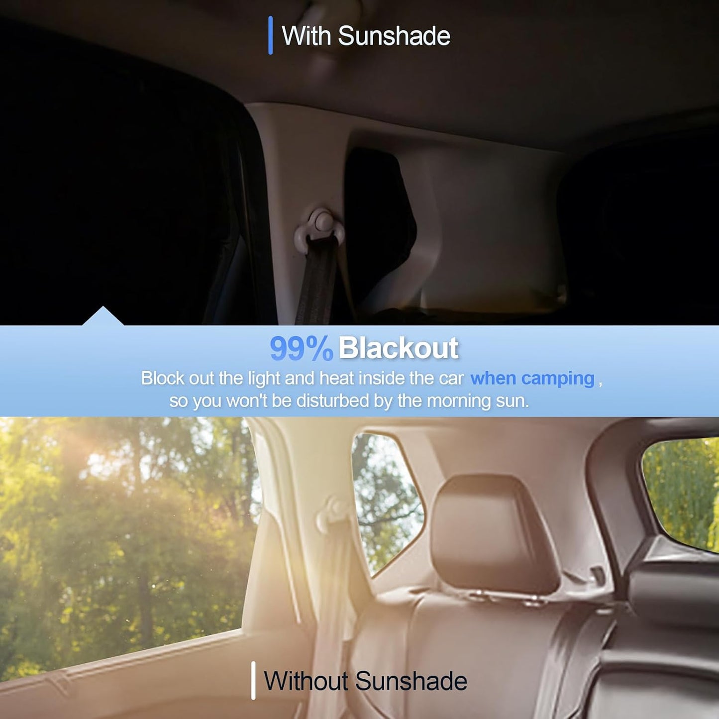 8pcs Car Window Shades for Nissan Sentra 2014-2019 Accessories,Windshield Side Rear Full Sunshade,Sun Visor UV Blocking, Privacy Protection and Blackout for Camping Outdoor