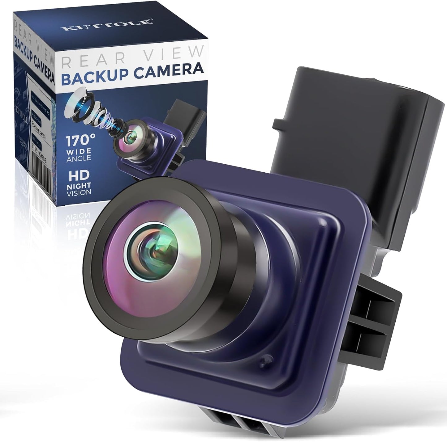 Backup Camera Compatible with Ford Edge 2011 2012 2013 2014 2015 Lincoln MKX 2011 2012 2013 170° Wide Angle Rear View Parking Assist Camera Edge Accessories BT4Z-19G490-B FL1T-19G490-AC