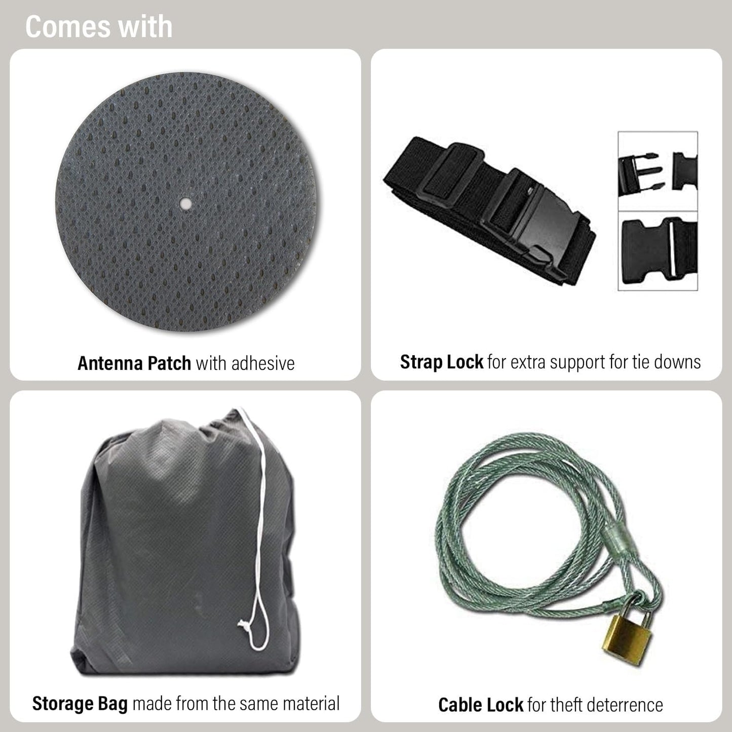 Supreme Full Car Cover – for Pontiac Aztek 2001-2005 SUV 4-Door Semi Custom Fit Waterproof Full Coverage All Weather Windproof Dust Proof Indoor Outdoor Automobile