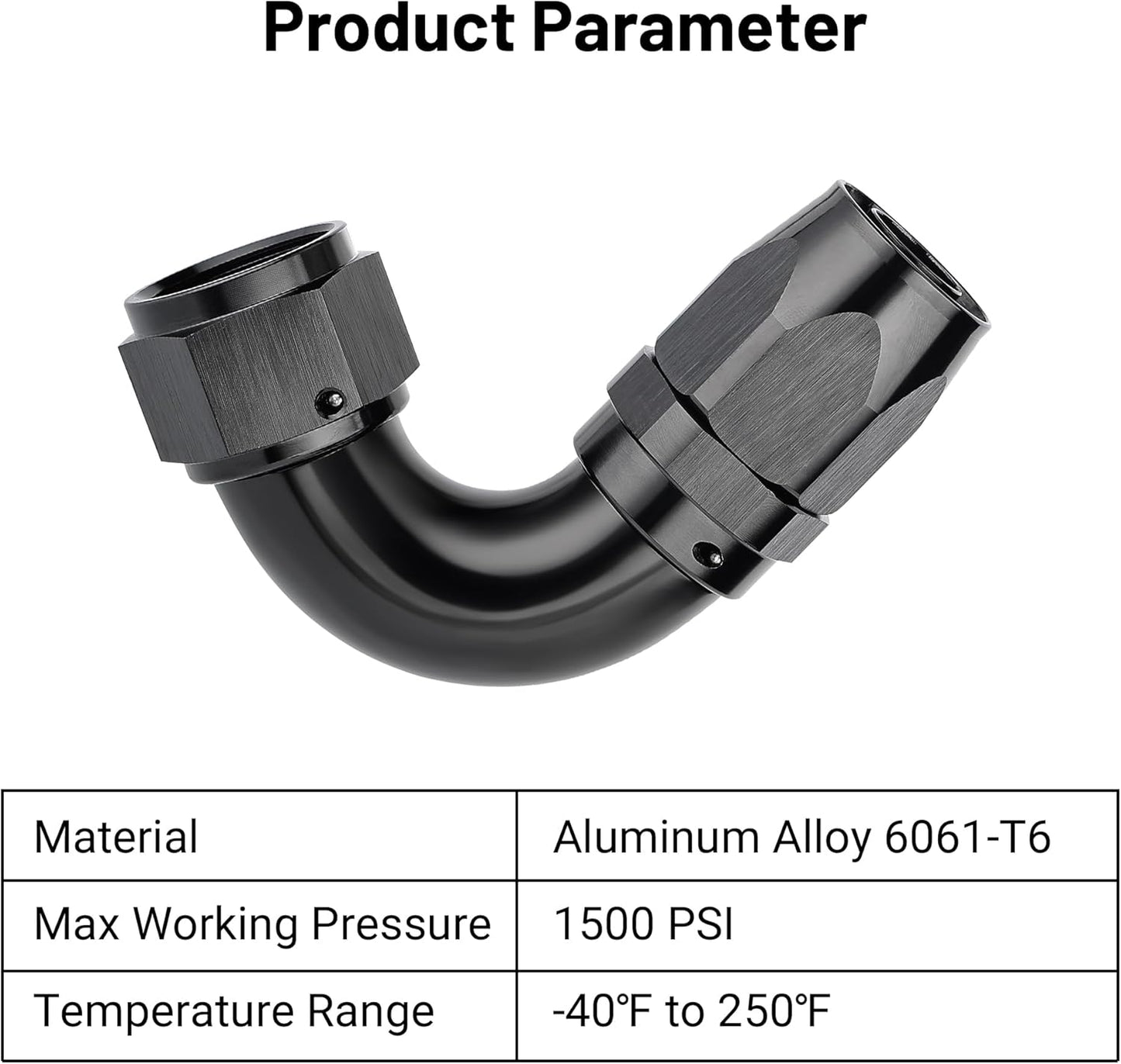 EVIL ENERGY 12AN 120 Degree One Piece Full Flow Hose End Fitting Swivel For CPE Braided Hose