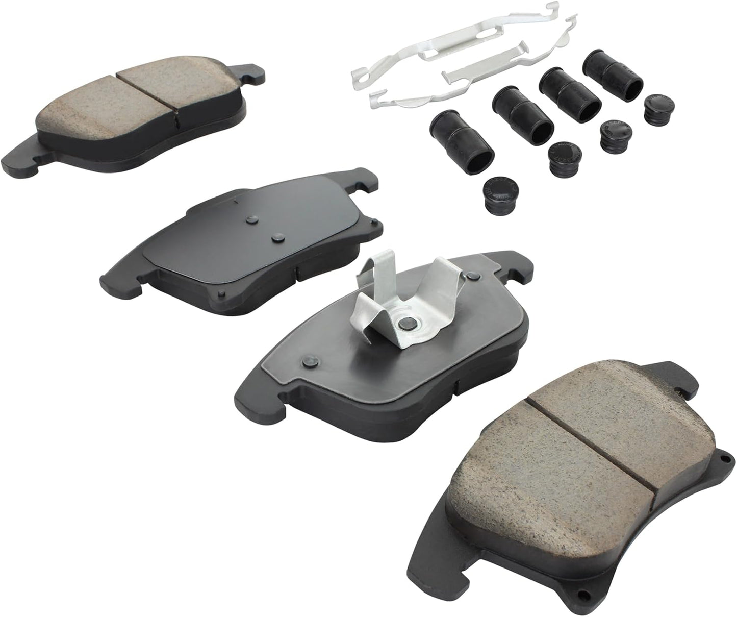 Premium Ceramic Front Brake Pads (1001-1653C) Compatible with Ford Fusion 2013-2020, Ford Police Responder Hybrid 2019-2020, Ford SSV Plug-In Hybrid 2019-2020, Lincoln MKZ 2013-2020