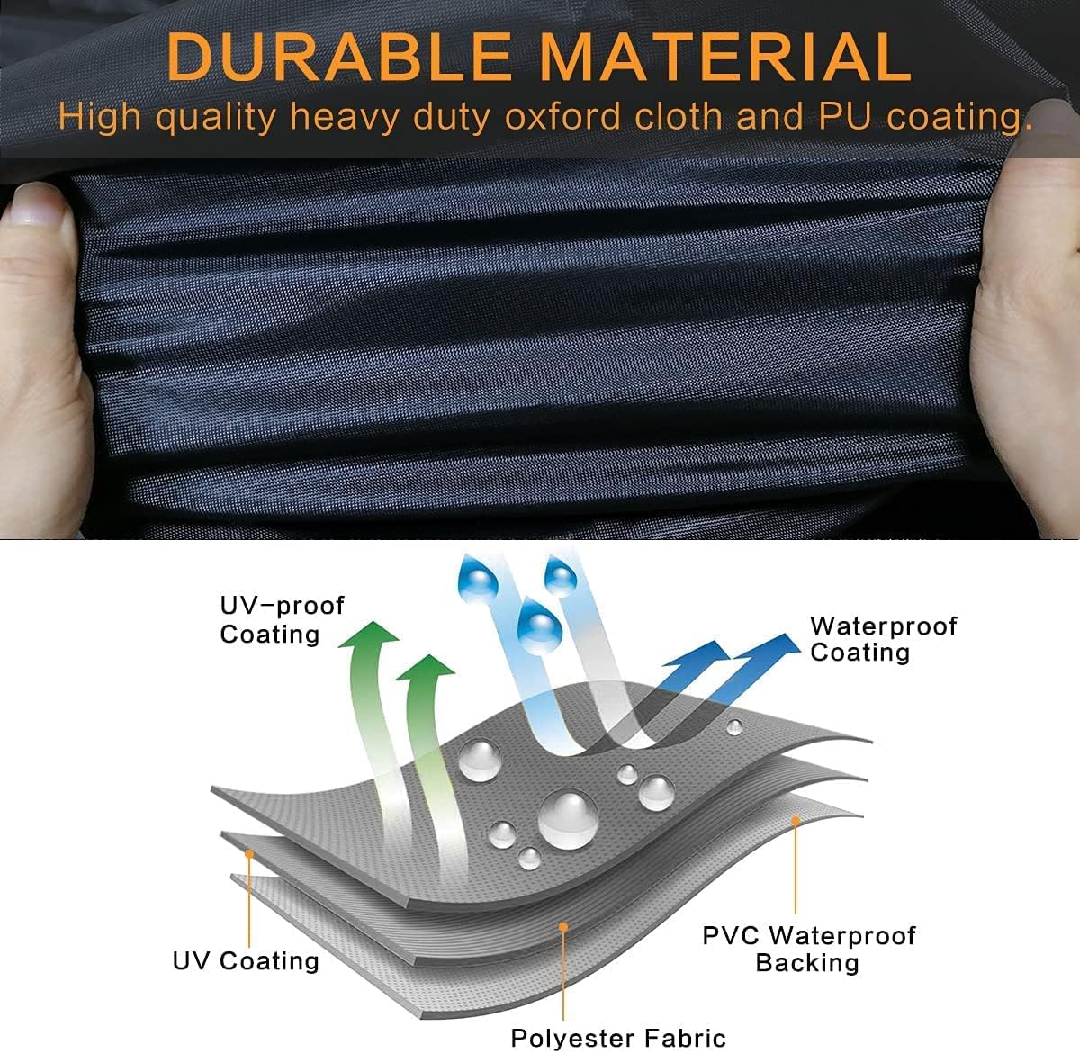 UTV X3 Cover Waterproof Heavy Duty Oxford Cloth All Weather Protection Covers for Can-Am Maverick X3 XMR XRC MR R/X DS RS RC Turbo R 900 HO Polaris RZR/XP Turbo S, 2-3 Seater