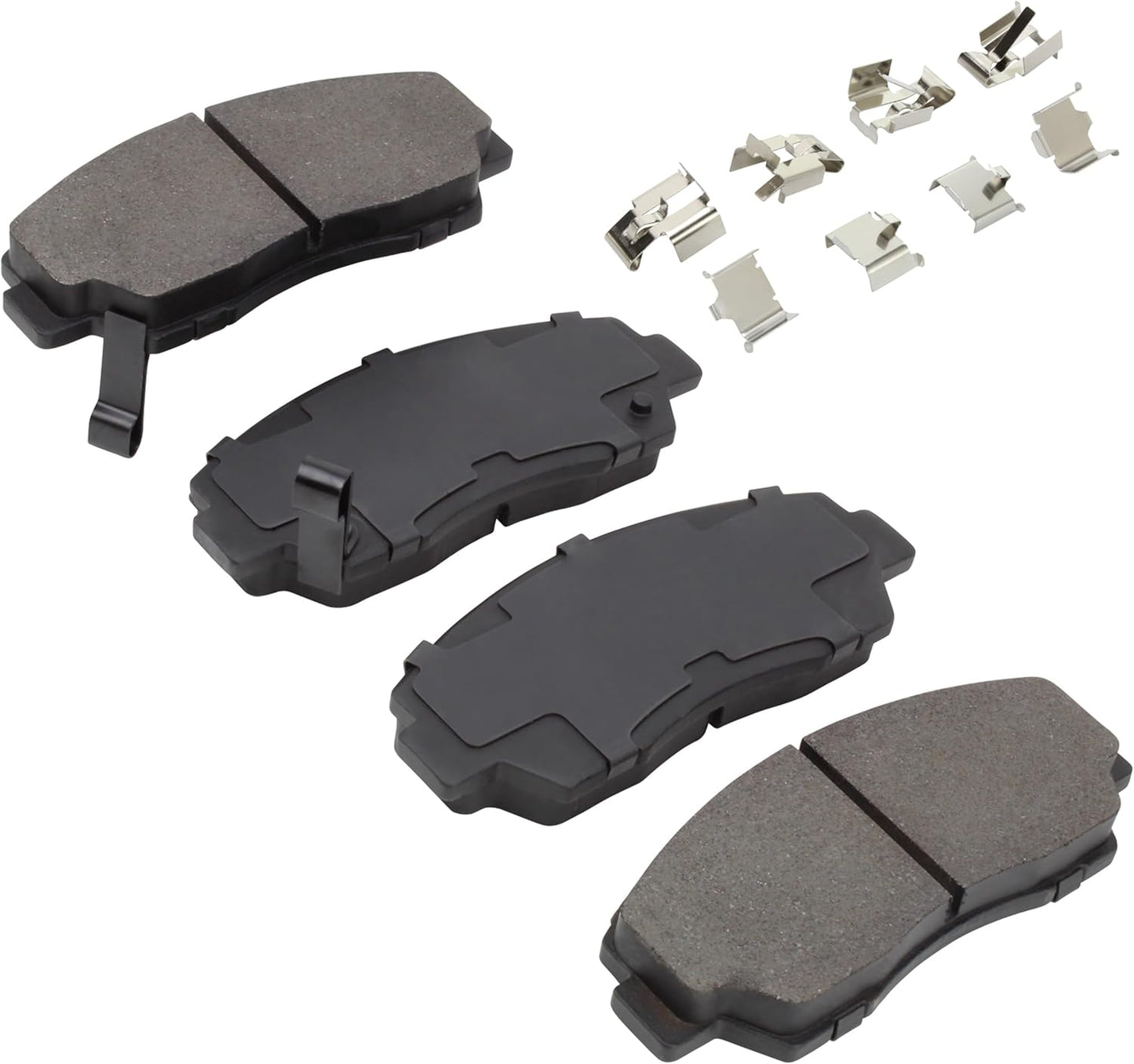 Premium Semi-Metallic Front Brake Pads (1001-0574M) Replacement for Mazda B2000 1987-1986, B2200 1993-1987, B2600 1993-1987