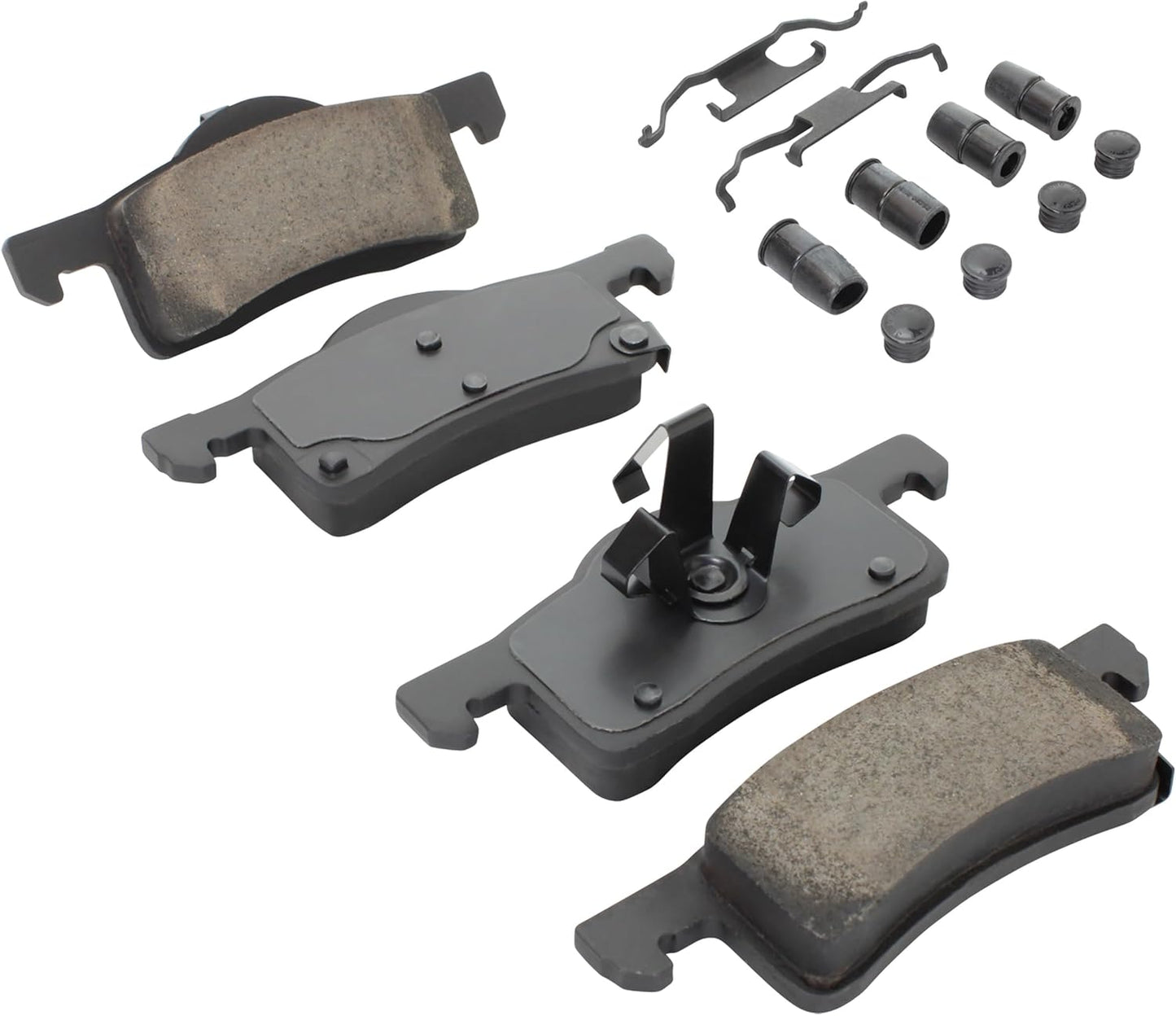 Premium Semi-Metallic Rear Brake Pads (1001-0935M) Compatible with Ford Expedition 2003-2006, Lincoln Navigator 2003-2006