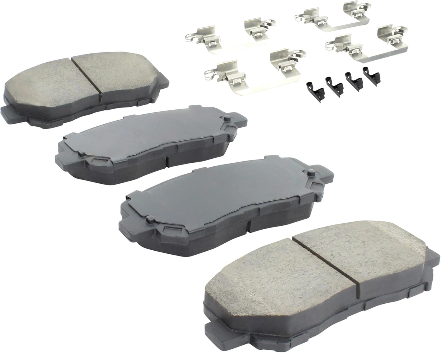 Premium Ceramic Front Brake Pads (1001-1640BC) Compatible with Chrysler 200 2015-2017, Dodge Dart 2016-2016