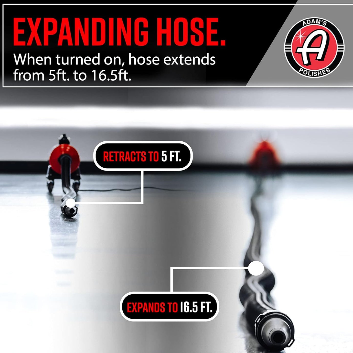 Adam's Polishes Air Cannon Jr. - High Powered Filtered Car Wash Blower | Dry Before Car Cleaning, Car Detailing, Car Wax, or Ceramic Coating | Auto Tool Kit Gift Boat RV Motorcycle