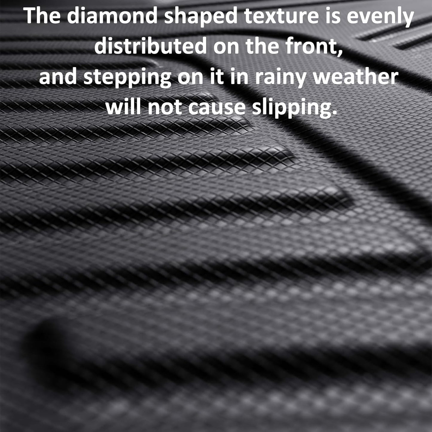 Car Foot Mats for Tesla Model 3P with 4 TPE Materials On The Front and Rear Rows Suitable for All Weather Conditions Suitable for Model 3P