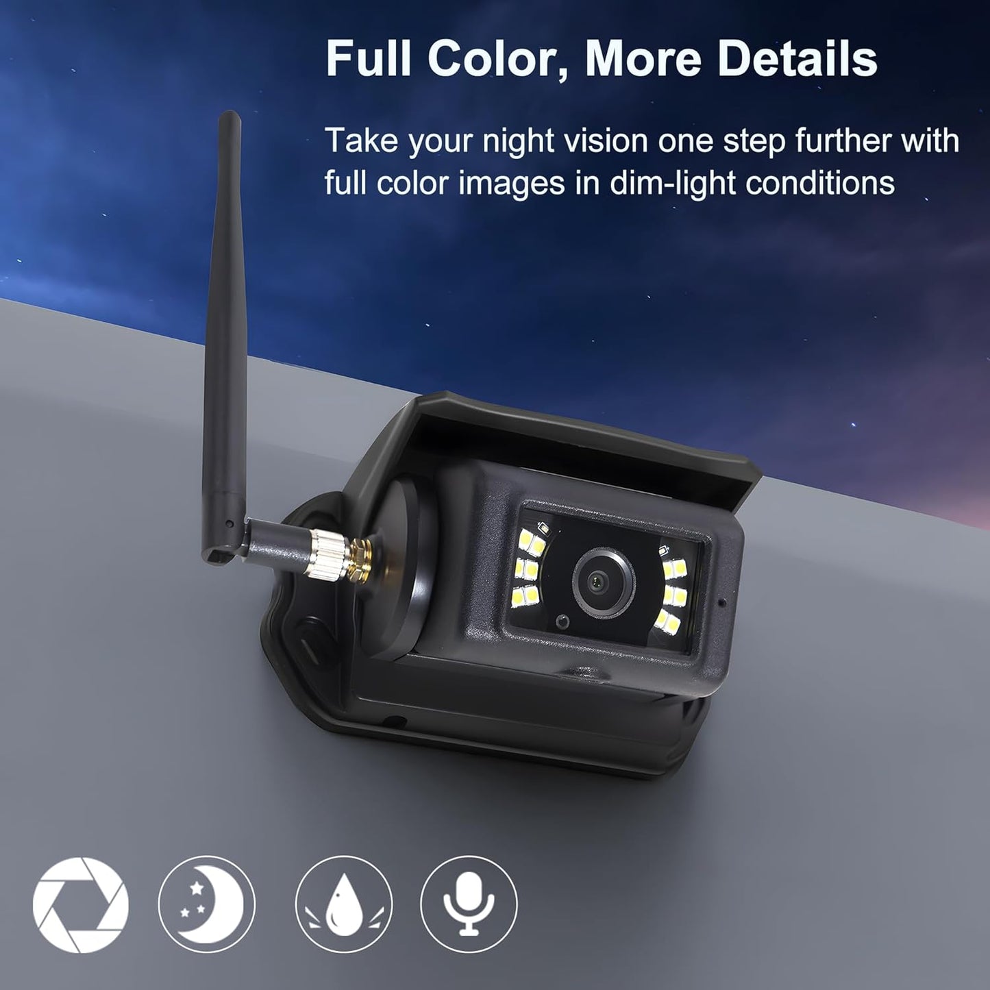 Haloview Byte Tango BT6 Touch RV Backup Camera Wireless 2.4G Digita FHD 1080P DVR Rearview and 5.5" Touch Screen Monitor System for RV,Truck,Trailer,Truck,Camper,Van,Pickup - BT6 Touch