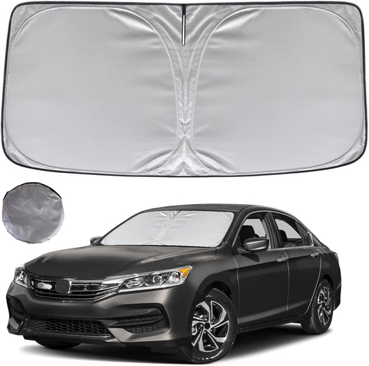 KAYZT Windshield Sun Shade for 2013-2017 Honda Accord Foldable Sunshade Front Window Custom Fit Car Accessories