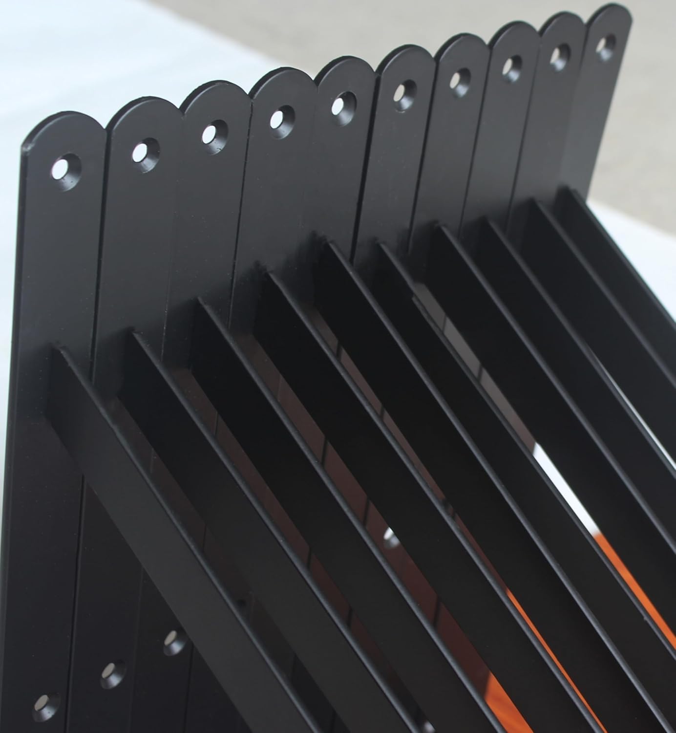 20 Pack L20 x H 12" Black Heavy Duty Shelf Brackets with Screws Metal Shelf Brackets Shelf Support Angle Brackets for Shelves L Brackets Heavy Duty Floating Shelf