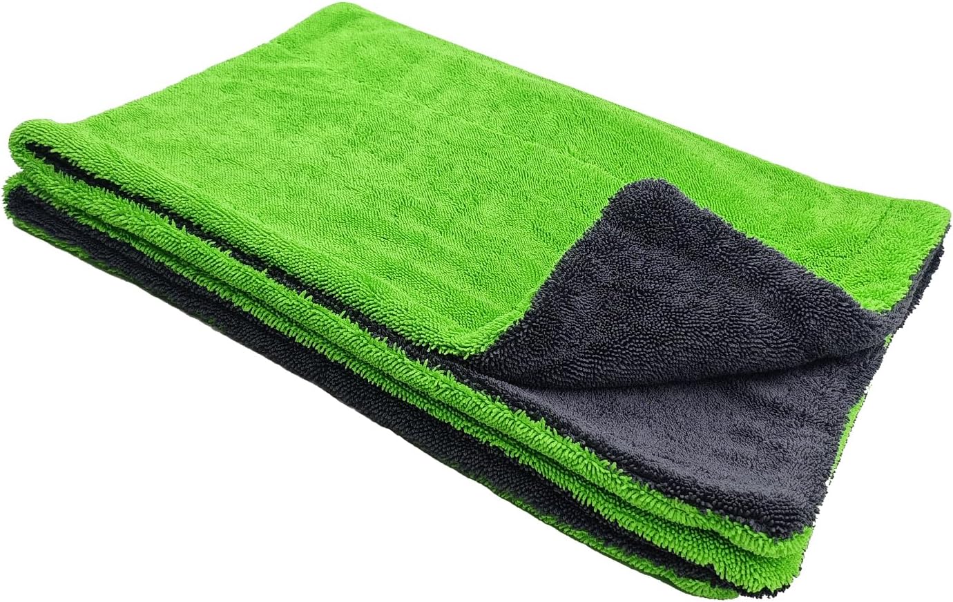 28" x 36" Car Drying Towel Extra Large, 1400 GSM Double Sided High Absorbent Car Wash Drying Towels, No Scratches or Streaks, Quick Dry Microfiber Towels for Cars Truck SUV, Green