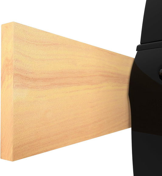 GWP02S Wood Grain Garage Wall Protector Car Door Protectors, Garage Accessories, Parking Stopper for Garage, Tool-Free, Designed in Germany (4-Pack Wood Grain)