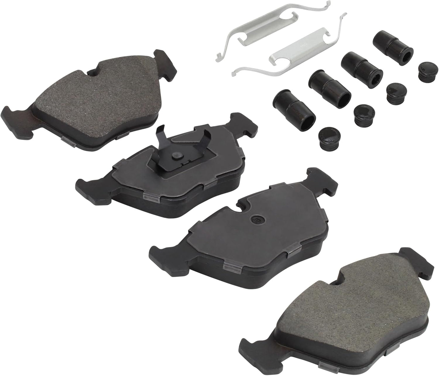 Premium Semi-Metallic Front Brake Pads (1001-0394M) Compatible with 1990-2006 Audi/BMW/Jaguar (200/200 Quattro/330i/528i/M3/M5/XJ12/XJ6/XJR/XK8)
