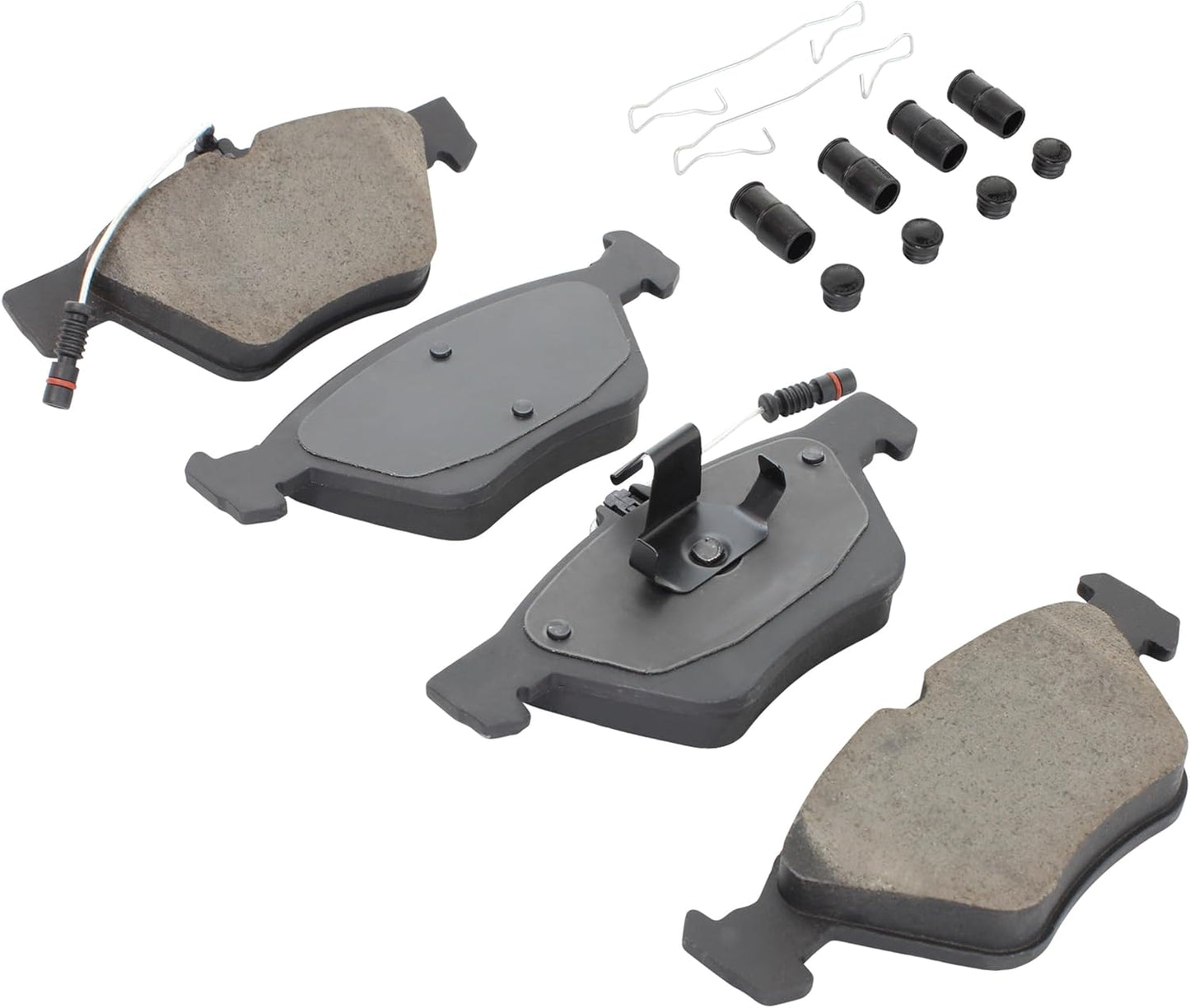 Premium Semi-Metallic Front Brake Pads (1001-0740M) Replacement for Mercedes-Benz CLK320 2002-1998, CLK430 2003-1999, E420 1997