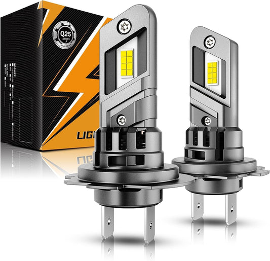 Auxbeam H7 Fog Light, 12000 LM 6500K, H7 Powersport Light for Off-Road Use or Fog Light-2 Pack