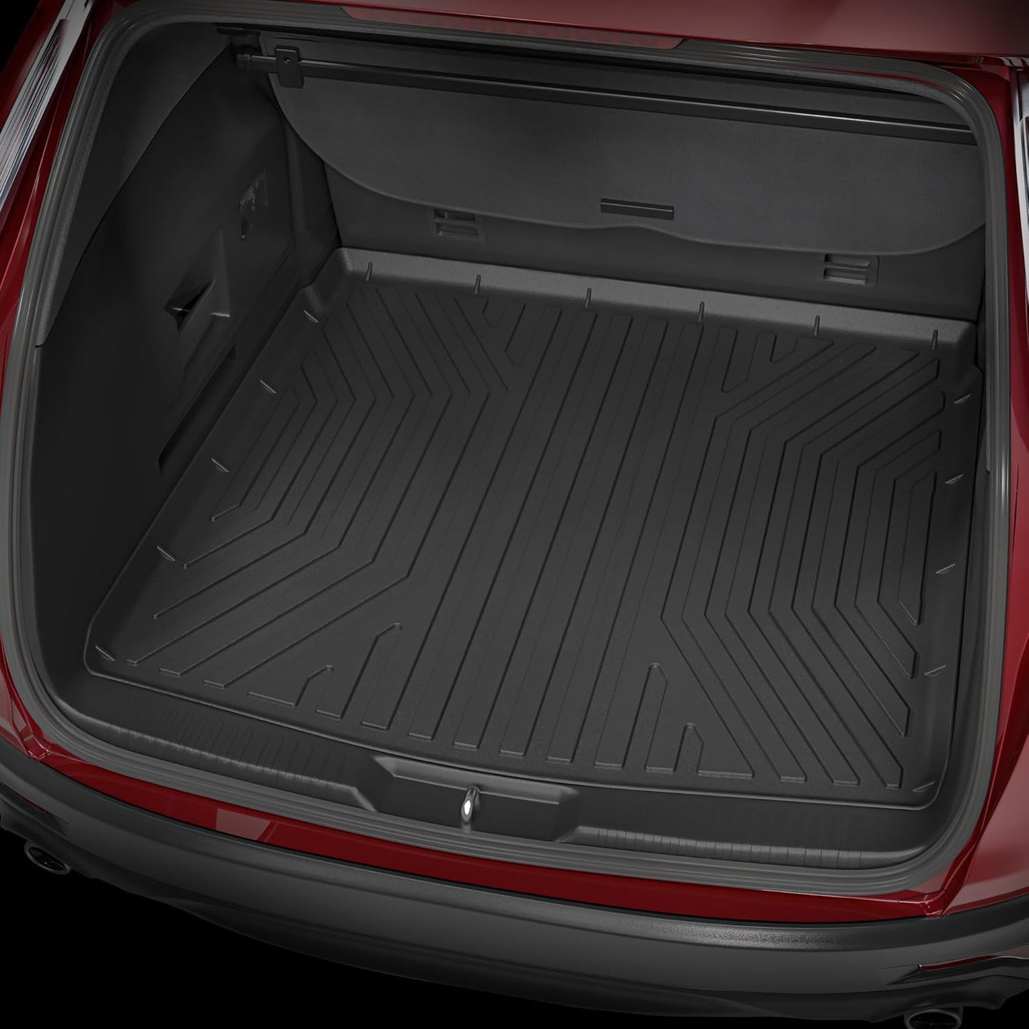OEDRO Cargo Trunk Liner Floor Mat Compatible with 2010-2024 Toyota 4Runner with 3rd Row Seats, Unique Black TPE All-Weather Guard Cargo Mats