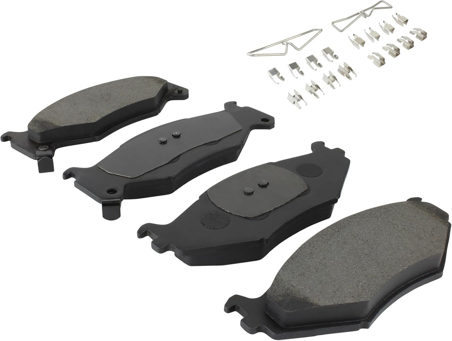Premium Semi-Metallic Front Brake Pads (1001-0522M) Compatible with 1990-1995 Chrysler/Dodge/Plymouth (Acclaim/Caravan/Daytona/Grand Caravan/Grand Voyager/LeBaron/Spirit/Town & Country)