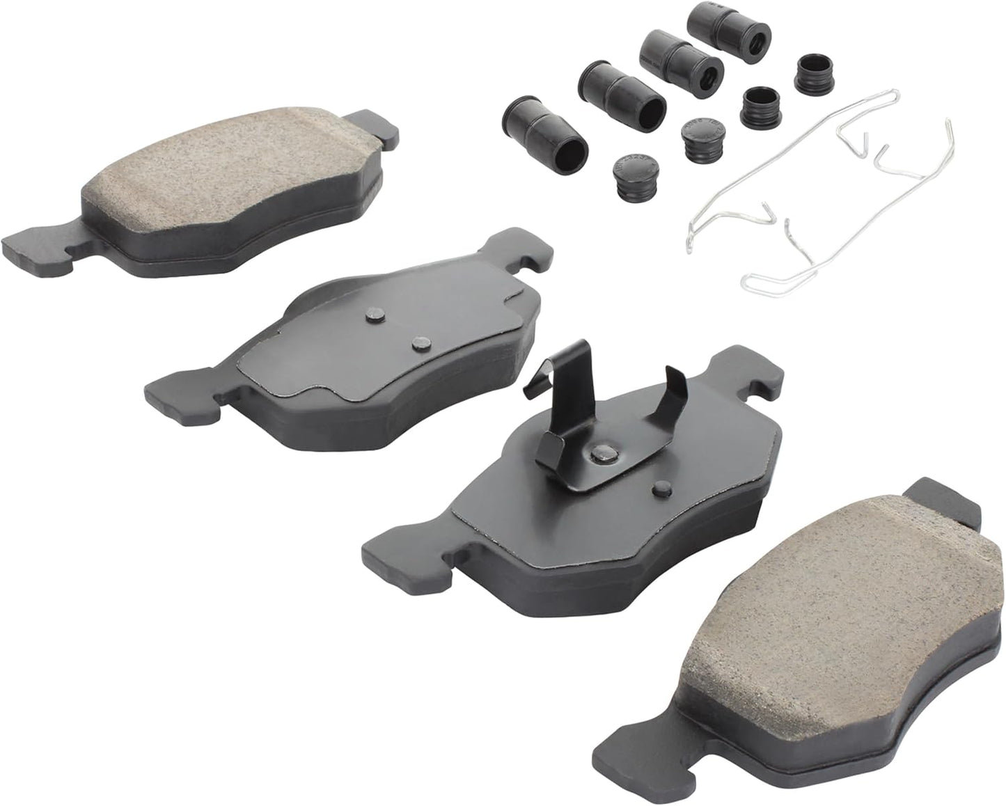 Premium Ceramic Front Brake Pads (1001-0843C) Compatible with Ford Escape 2001-2007, Mazda Tribute 2001-2006, Mercury Mariner 2005-2007