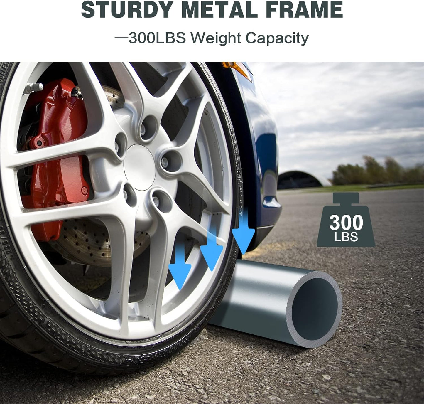 ERGOMASTER 6 Ft x 8 Ft Outdoor Carport Storage Shelter Metal Frame and Waterproof Cover for Motorcycle Cars Garden Tools