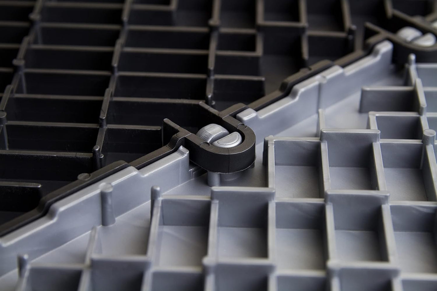 Big Floors GarageTrac Diamond, Interlocking Non-Slip Garage Flooring Tile, Durable, Modular, Heavy-Duty Copolymer, Easy Install (Orange, 24 Pack of 12 x 12" Tiles)