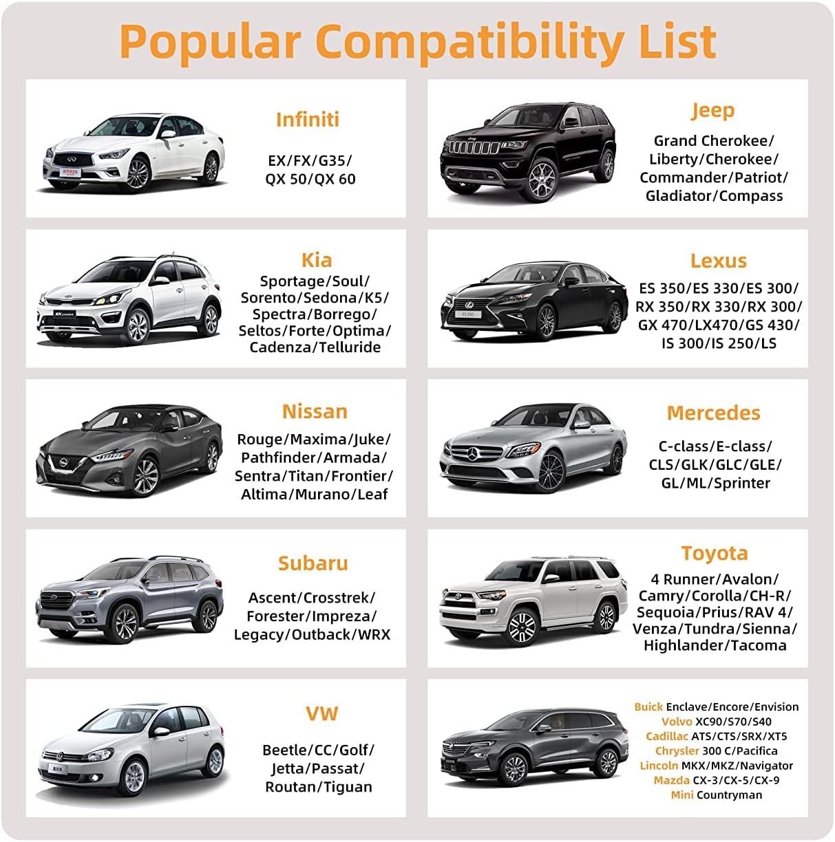 Elantrip Auto Car Seat Covers Leather Car Seat Protector for Women Airbag Compatible Diamond Pattern PU Seat Cover Universal Fitness 2PCs Beige