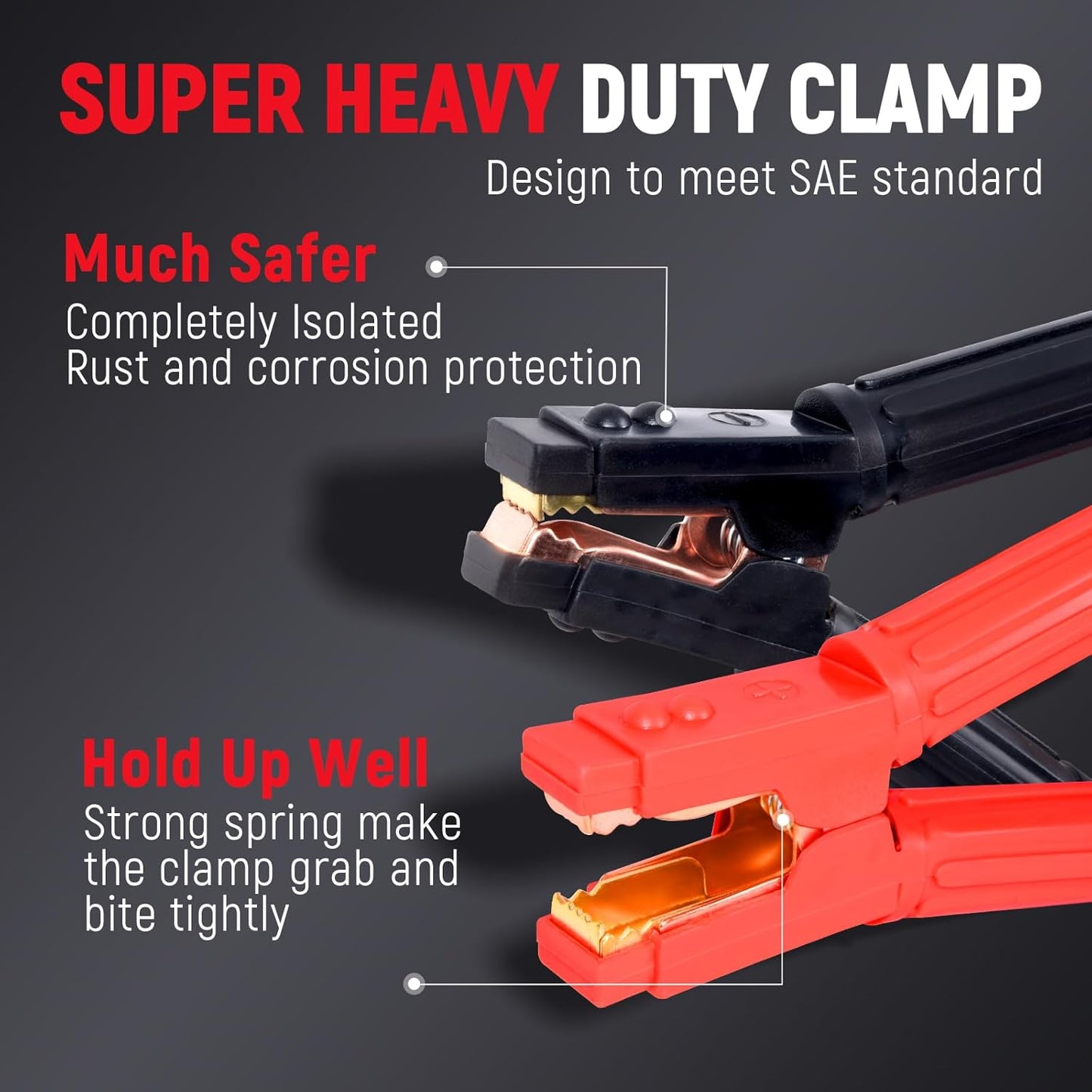 TOPDC Jumper Cables Heavy Duty 0 Gauge 20 Feet 1000Amp Booster Cables for Car Battery, Heavy Duty 2/0 Gauge Cables for Diesel Trucks, Protable Jumper Cables Kit with Case, Gloves