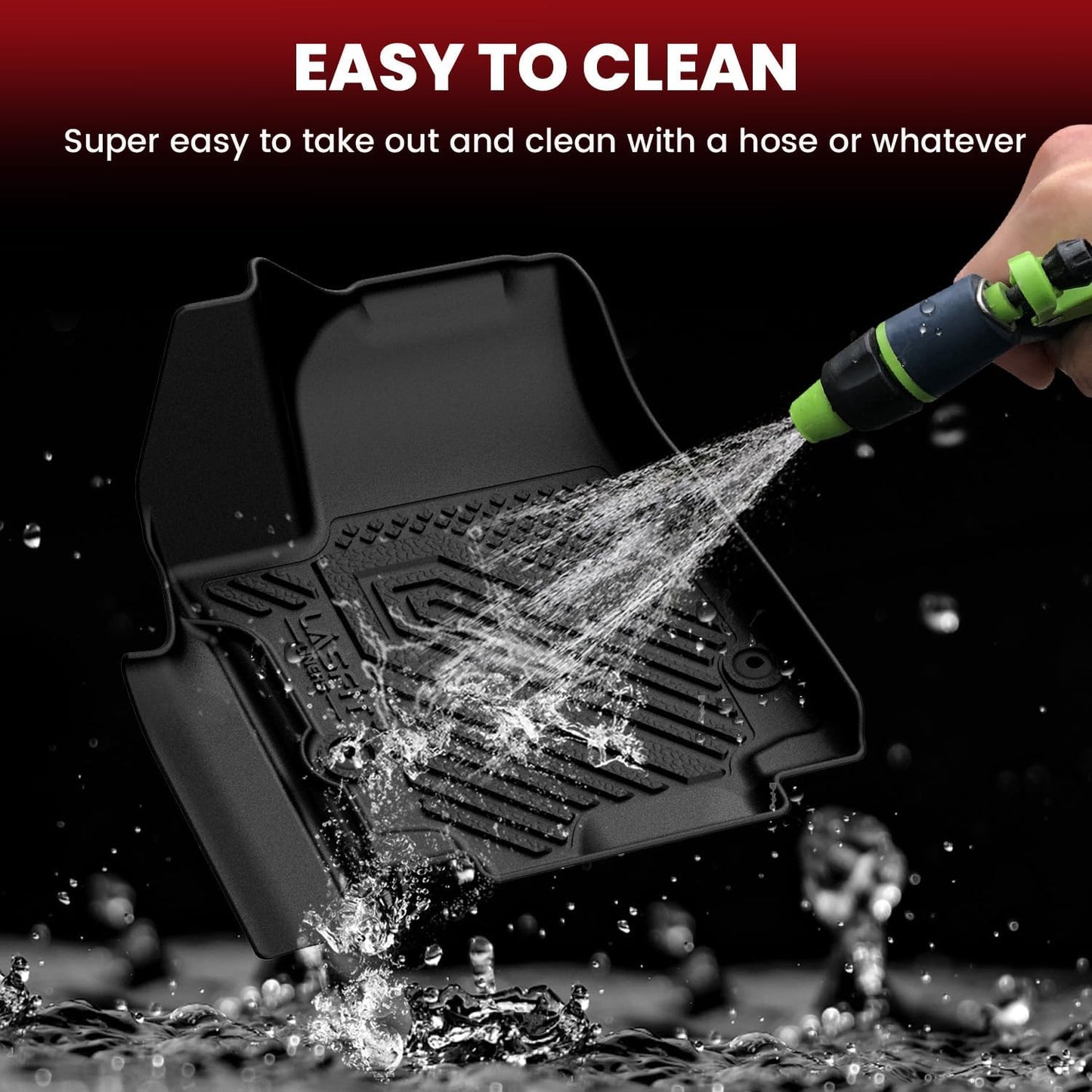 LASFIT Floor Mats&Trunk Mat Fit for 2017-2025 Chrysler Pacifica Hybrid 7-Seater(2021-2025 Not Fit Pinnacle trim), All Weather TPE Rubber Cargo Mat Automotive Floor Liners for Pacifica 2025 Accessories