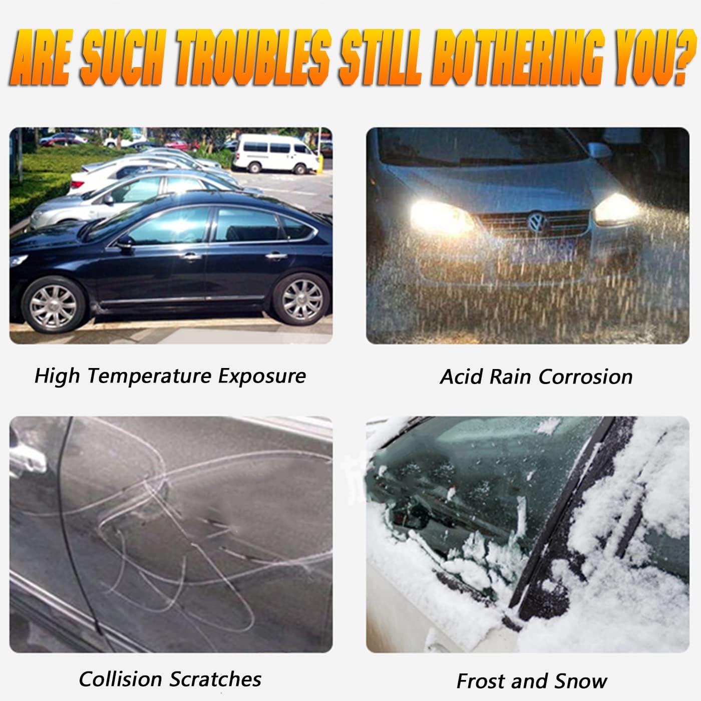 Waterproof Zipper Doors Car Cover for Pickup, Chevrolet Silverado 1500 2500 3500/ Ford F-150 F-250/ Ram 1500 2500 3500, for Indoor Outdoor Sunscreen UV Prevention Snowproof Wind, 230"-260",C9