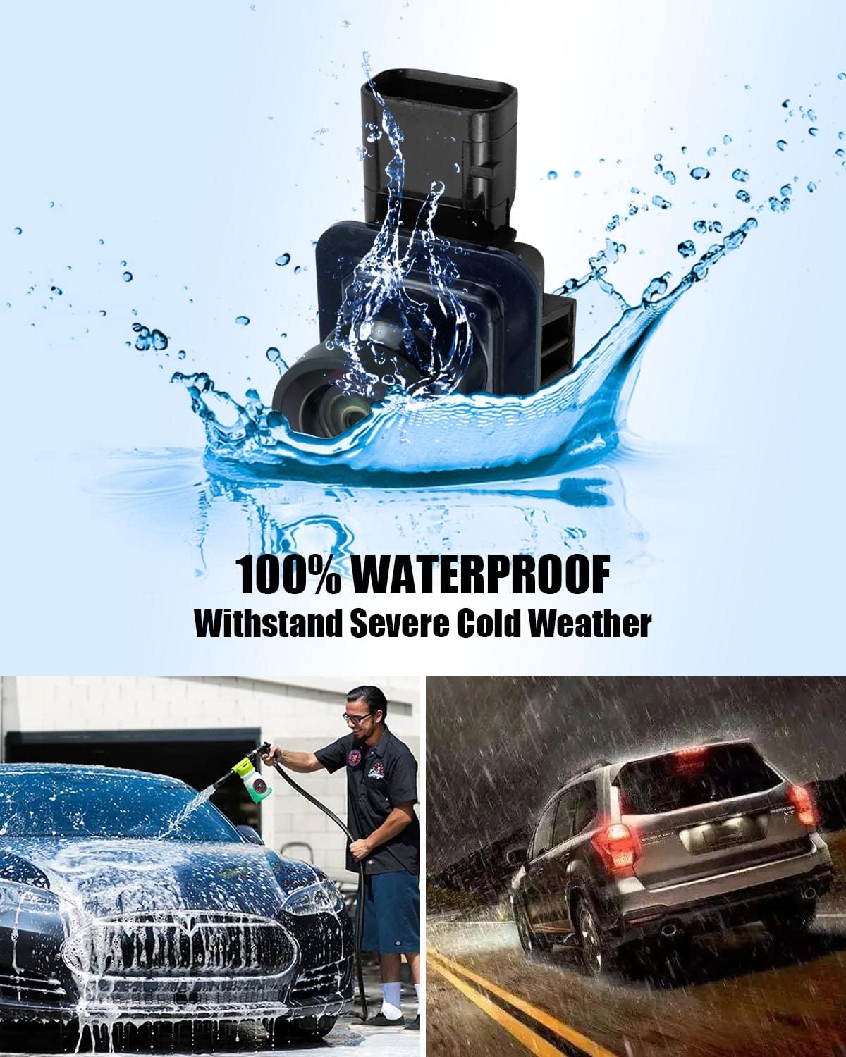 Rear View Backup Parking Assist Camera Fit for Ford Expedition 2015 2016 2017 Replaces FL1Z-19G490-A FL1Z-19G490-B