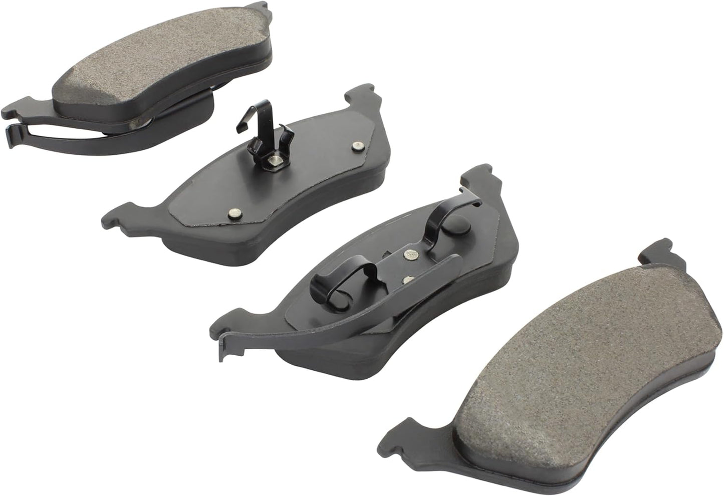 Premium Semi-Metallic Rear Brake Pads (1001-0858M) Compatible with Chrysler Grand Voyager 2002-2001, Town & Country 2007-2001, Voyager 2008-2001, Dodge Caravan 2007-2001 & More
