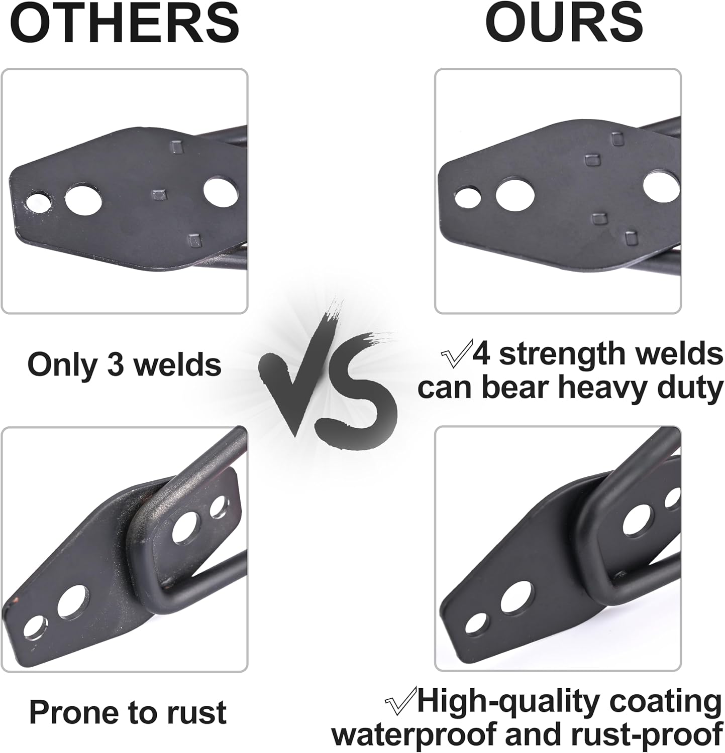 QUELIEN Large Garage Hooks, Heavy-Duty 7.5 in Cord Organizer for Garage Organization, Storage, and Hose Holder – Space-Saving and Durable Design for Home, Garage, and Workshop Use