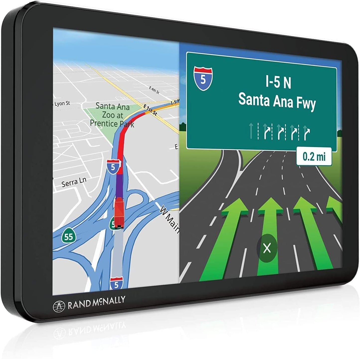 Rand McNally TND Tablet 85 8-inch GPS Truck Navigator with Built-in Dash Cam, Easy-to-Read Display and Custom Truck Routing (Renewed)