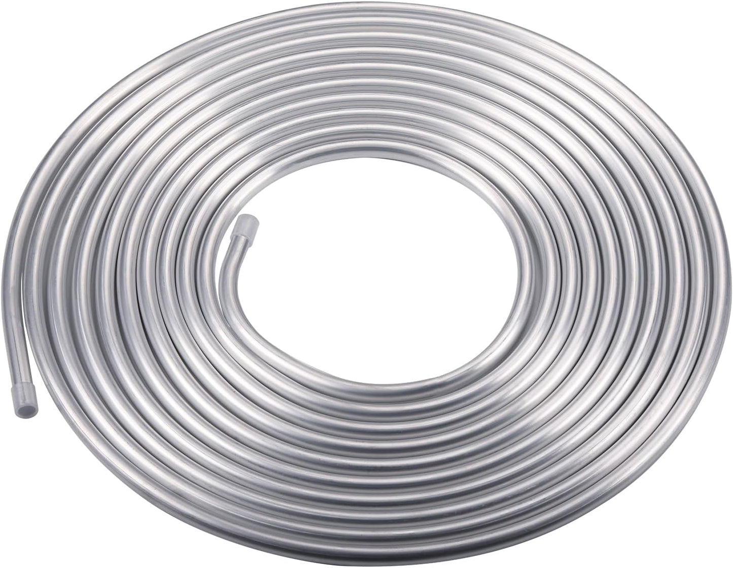 1/4" OD Aluminum Hard Fuel Line Hardline Tube Tubing Coil 16 Feet Roll