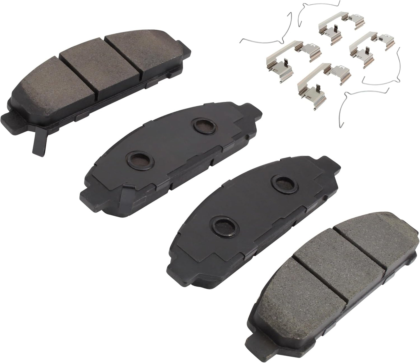 Premium Semi-Metallic Front Brake Pads (1001-1401M) Compatible with Toyota Venza 2009-2015
