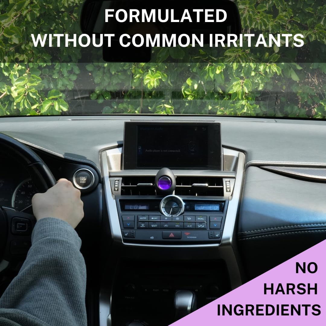 Air Jungles Car Air Freshener Vent Clip 3 Count, Lavender Scent, 4 ml Each, Long-Lasting Car Odor Eliminator, Easy Clip-On Design, Up to 90 Days Freshness for Cars, Trucks, and SUVs