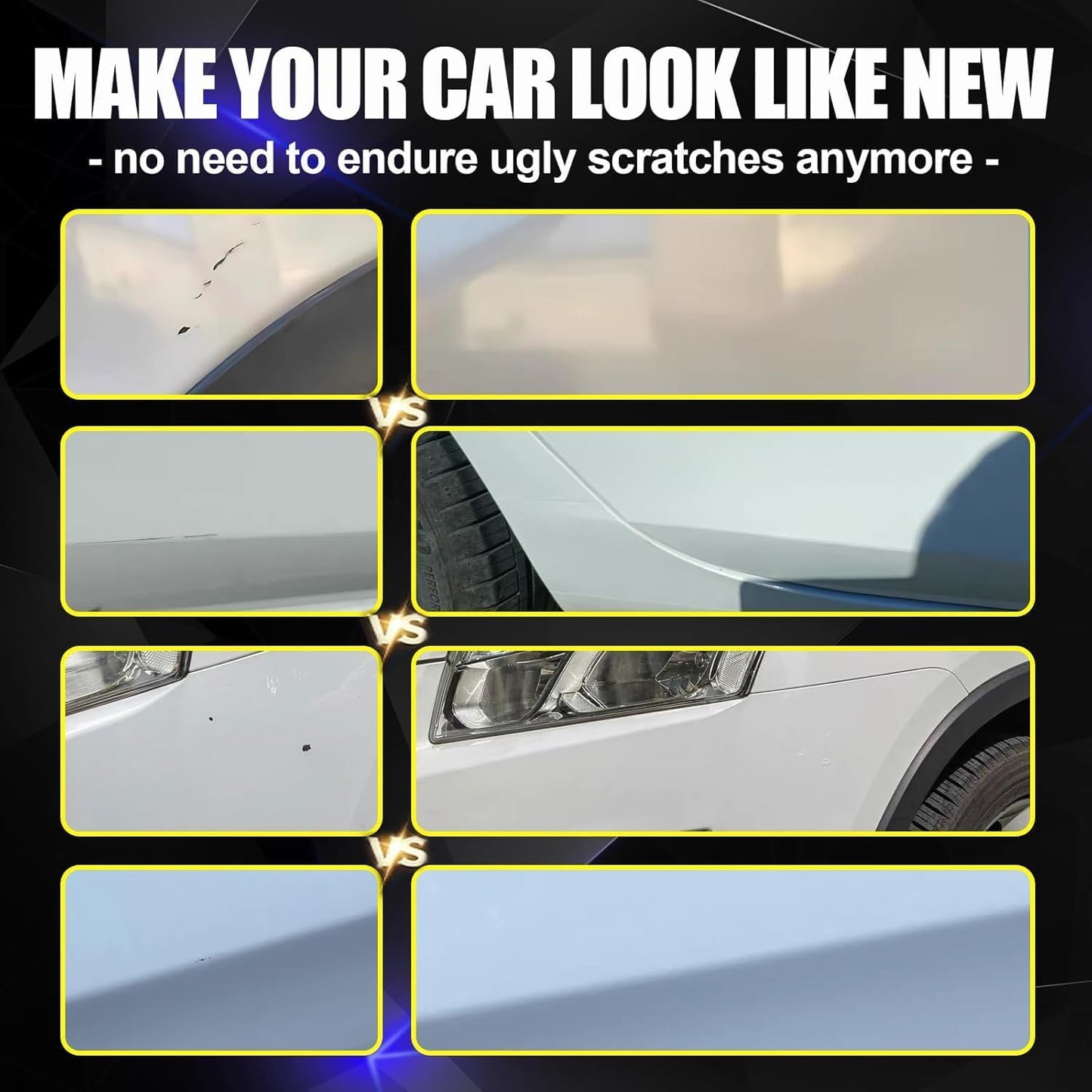 KIKIMO for Mazda Touch Up Paint(Jet Black Mica(41W)), Car Paint Repair Kit for Mazda, 2 In 1 Scratches Repair with Pen Tip and Brush, Color-Matched for Quick & Easy Fix