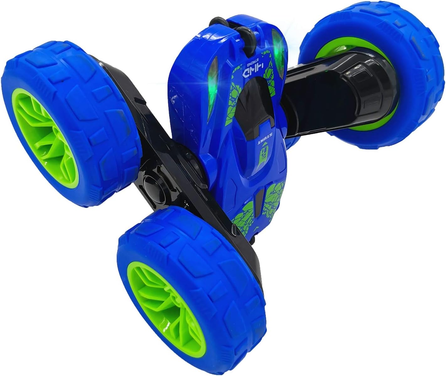 Threeking RC Stunt Car Remote Control Cars with Lights Double-Sided Driving Indoor Outdoor Toys Gifts Presents for 6 7 8 9 10 11 12 Year Old Kids Boys Girls