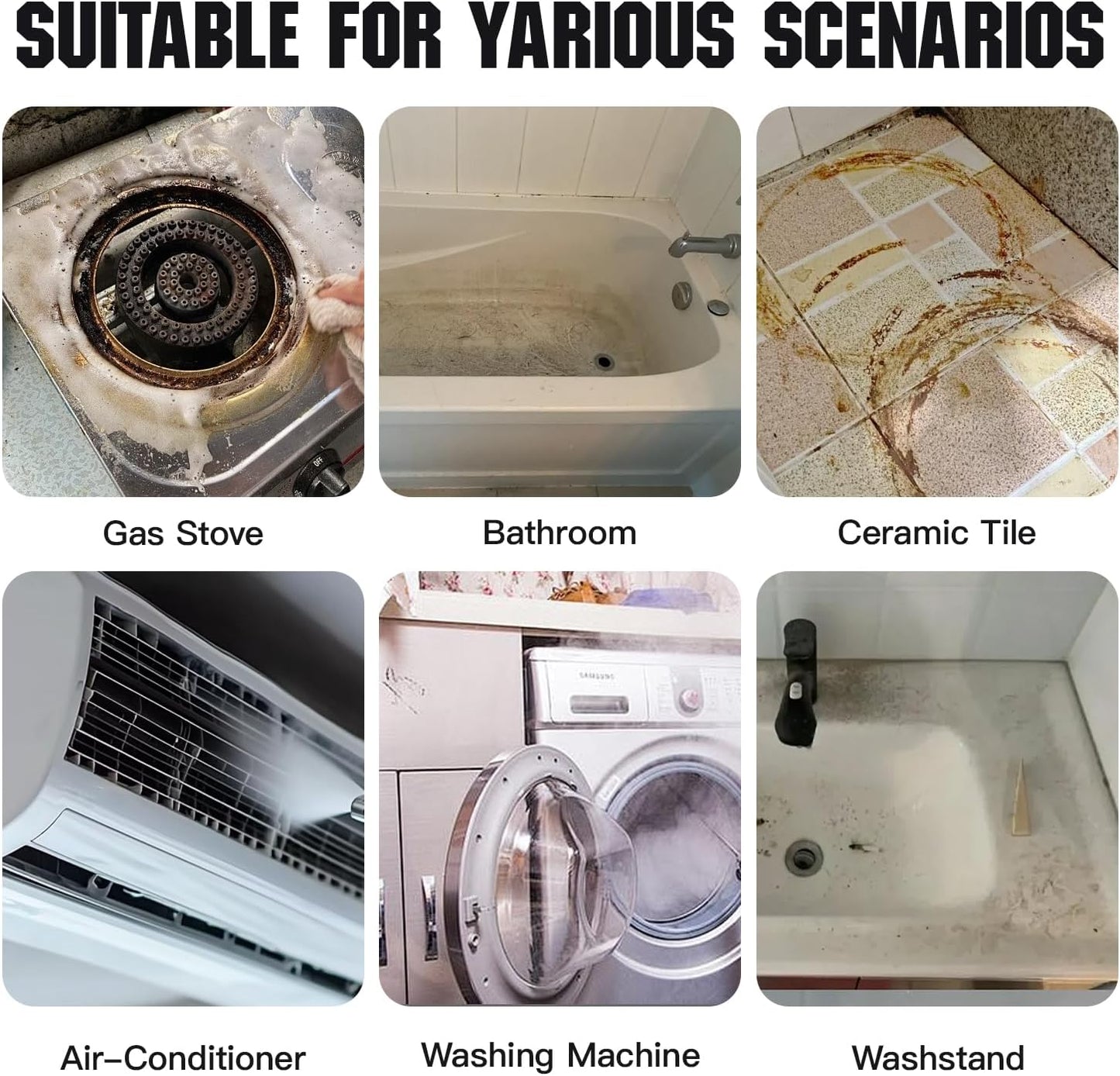 Handheld Steam Cleaner for Home＆Kitchen, 212°F High Temperature, 1200ML Tank, Portable Steam Cleaner for Car Carpet Detailing Window Floor Couch Grease Tile, Pressurized Steamer for Cleaning