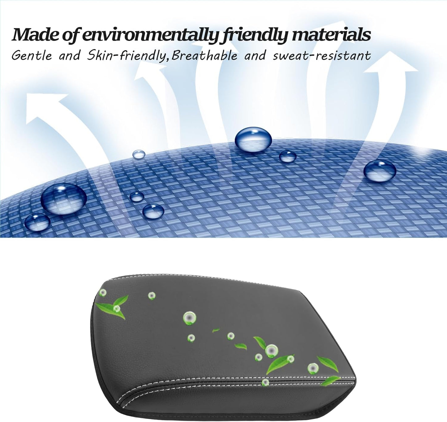 SKTU for 2025 VW Tiguan Center Console Cover for 2025+ Volkswagen Tiguan (S/SE/SE R-Line Black/SEL R-Line) Armrest Cover VW Tiguan 2025 Accessories 2025 Tiguan Center Console Cushion