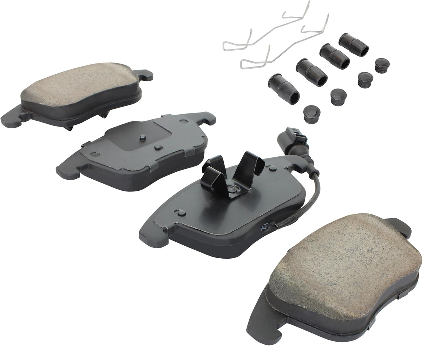 Premium Ceramic Front Brake Pads (1001-1375C) Compatible with Audi Q3 2018-2015, Q3 Quattro 2018-2015, Volkswagen Passat 2021-2012, Tiguan 2017-2009, Tiguan Limited 2018-2017