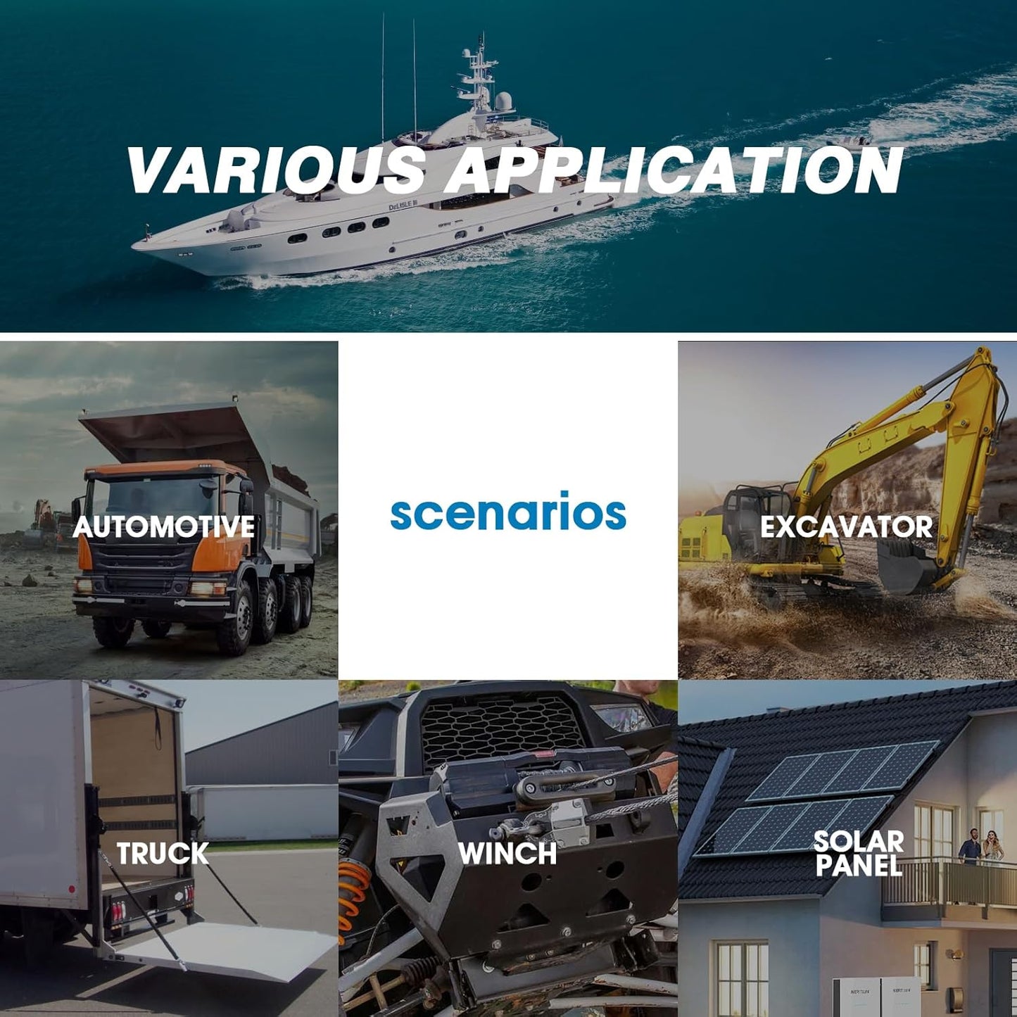 GLOSO Circuit Breakers E39 Manual (T3) Reset Low Profile ATC/ATO (3A - 5 Pack)
