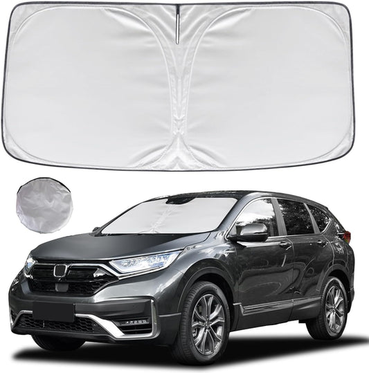 KAYZT Windshield Sun Shade for Honda CRV 2017-2022 CR-V Foldable Sunshade SUV Front Window Custom Fit Accessories
