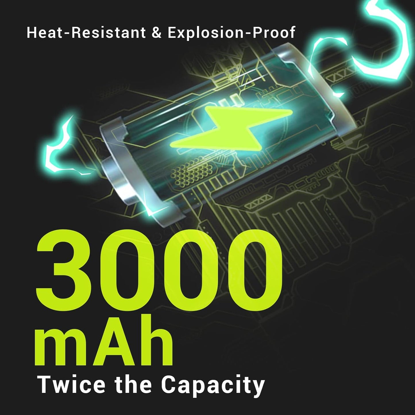 Car Sun Visor Vanity Mirror with Dimmable Led Light, Rechargeable 360° Adjustable Angle Rearview Big Makeup Mirror For Truck SUV, Rectangular, Black