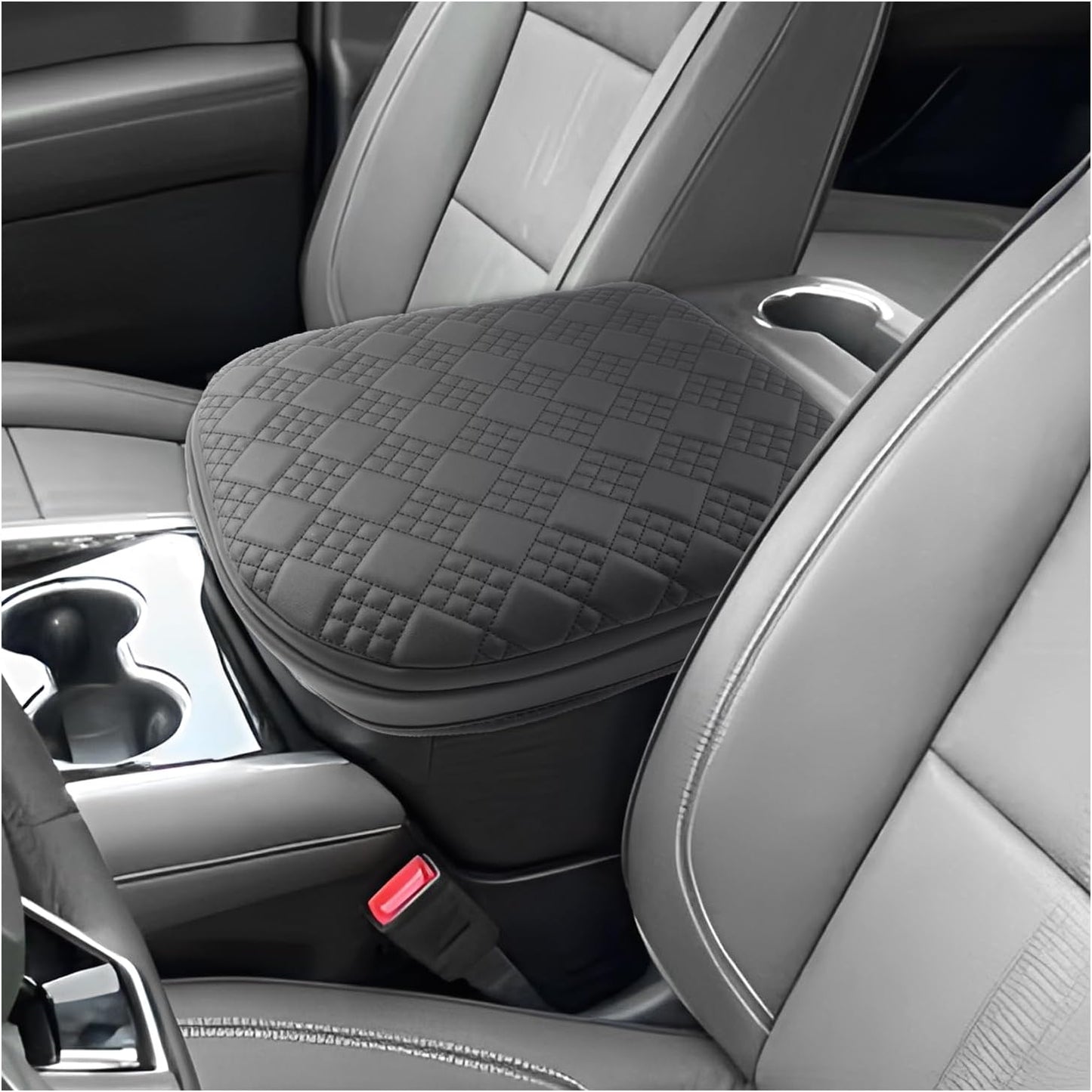 SXCY for 2025 Chevy Tahoe Suburban Armrest Cover Pad for 2025 Chevrolet Tahoe Accessories 2025 Tahoe Suburban Center Console Cover 2025 Tahoe Middle Console Cover Add Soft Cotton Cushion (Added-Pad)