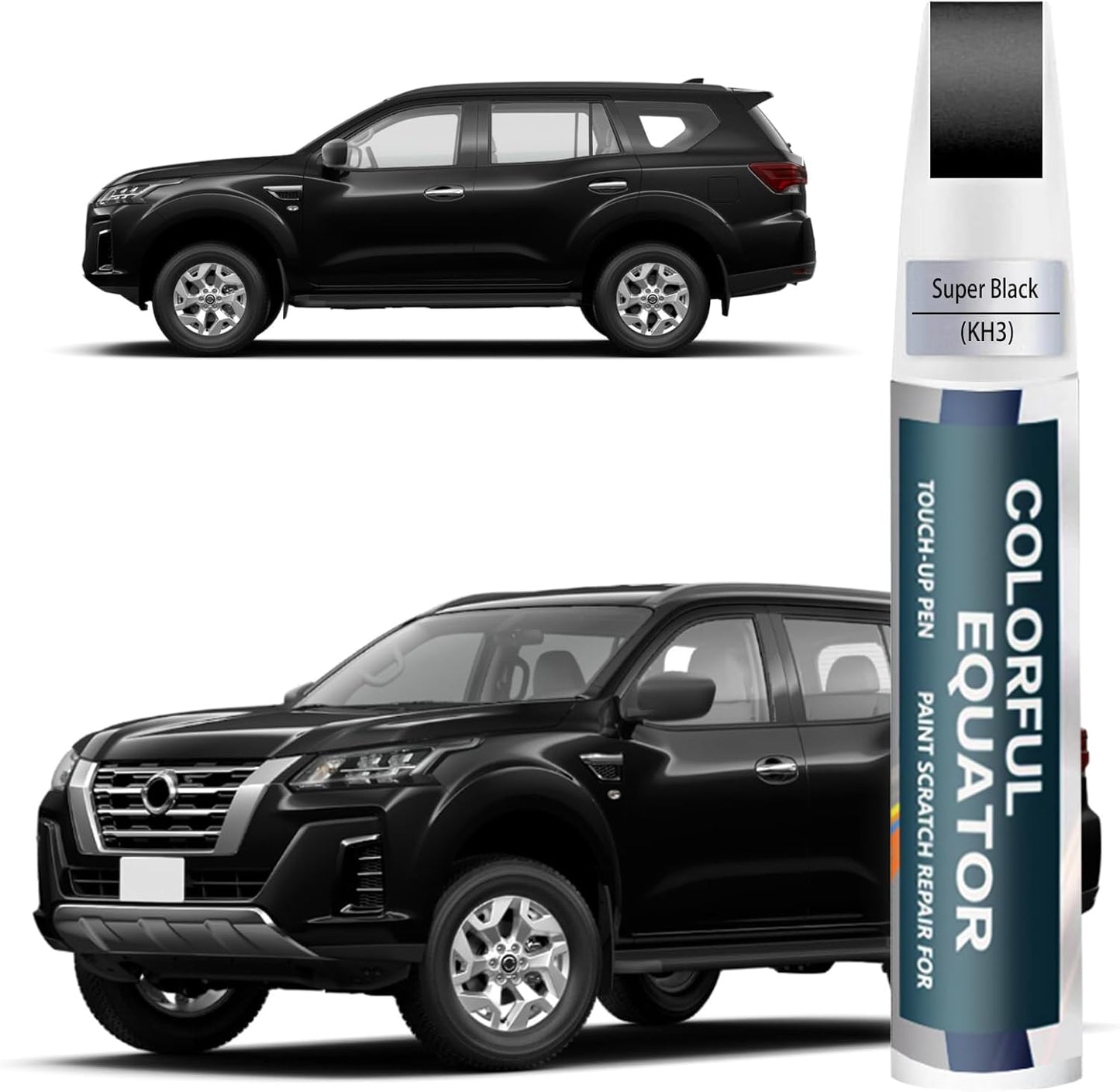 KH3 Black Obsidian/Super Black Touch Up Paint for Nissan, Car Paint Pen Scratch Repair Two-In-One Touch Up Paint, Premium Car Scratch Remover for Deep Scratches
