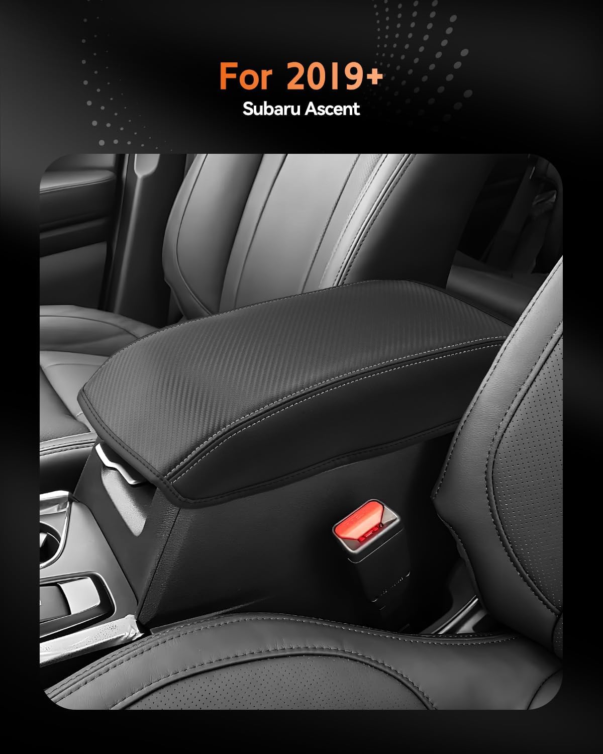 CDEFG for Subaru Ascent 2019-2025 Center Console Cover Armrest Box Cover for Ascent 2019 2020 2021 2022 2023 2024 2025 Accessories Console Arm Rest Protector