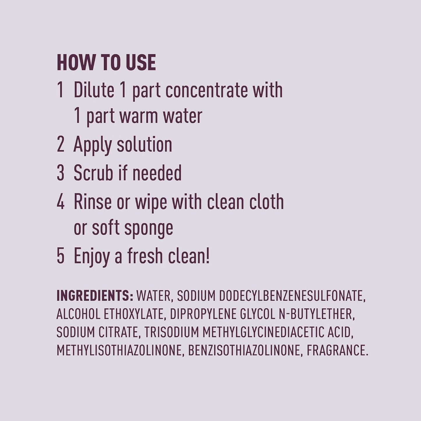 Amazon Brand – Presto! Multi-Surface Cleaner Concentrate, 2X Concentrated Formula, Lavender Scent, 32 fl oz (Pack of 2)